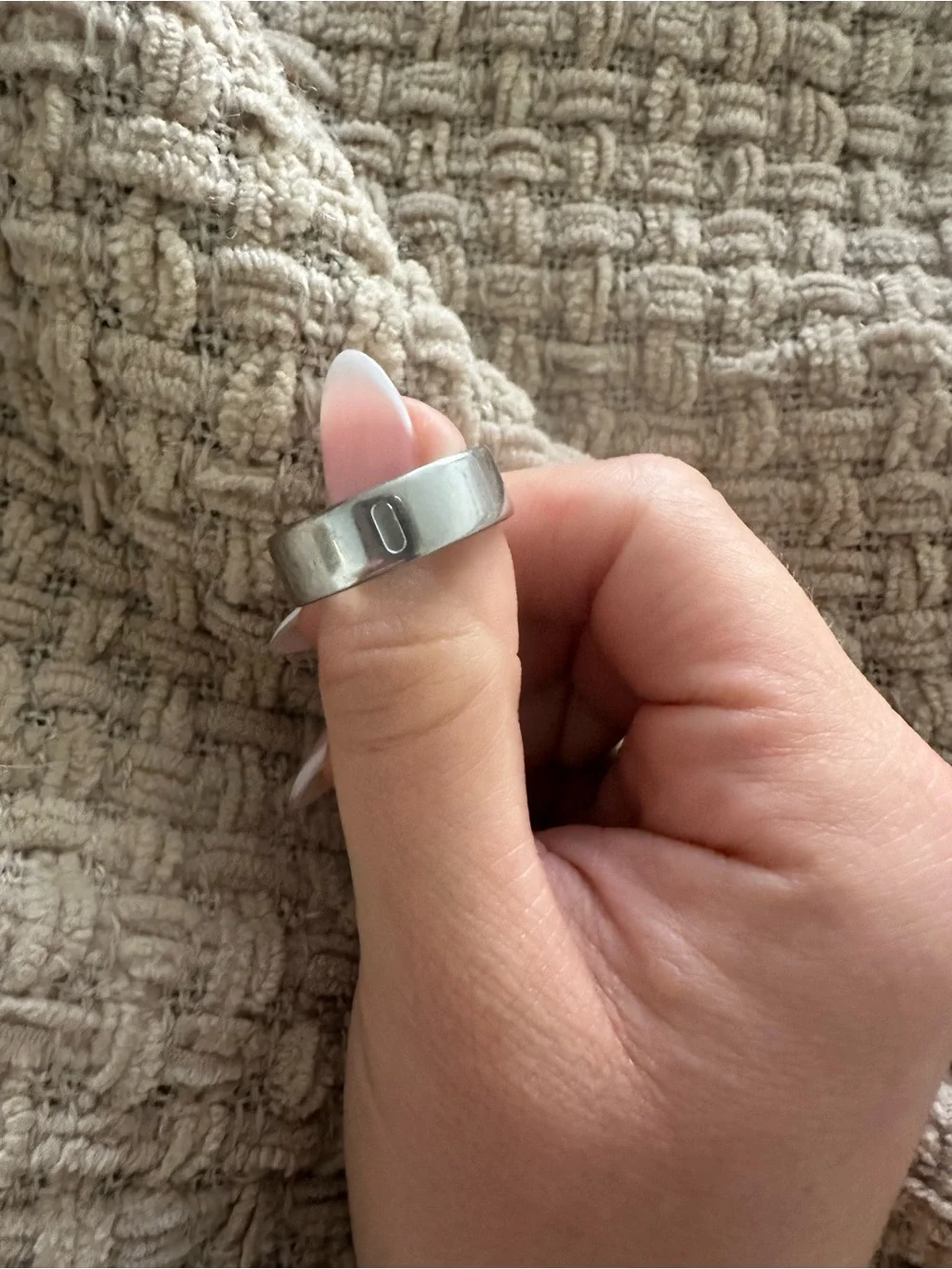 Oura silver ring